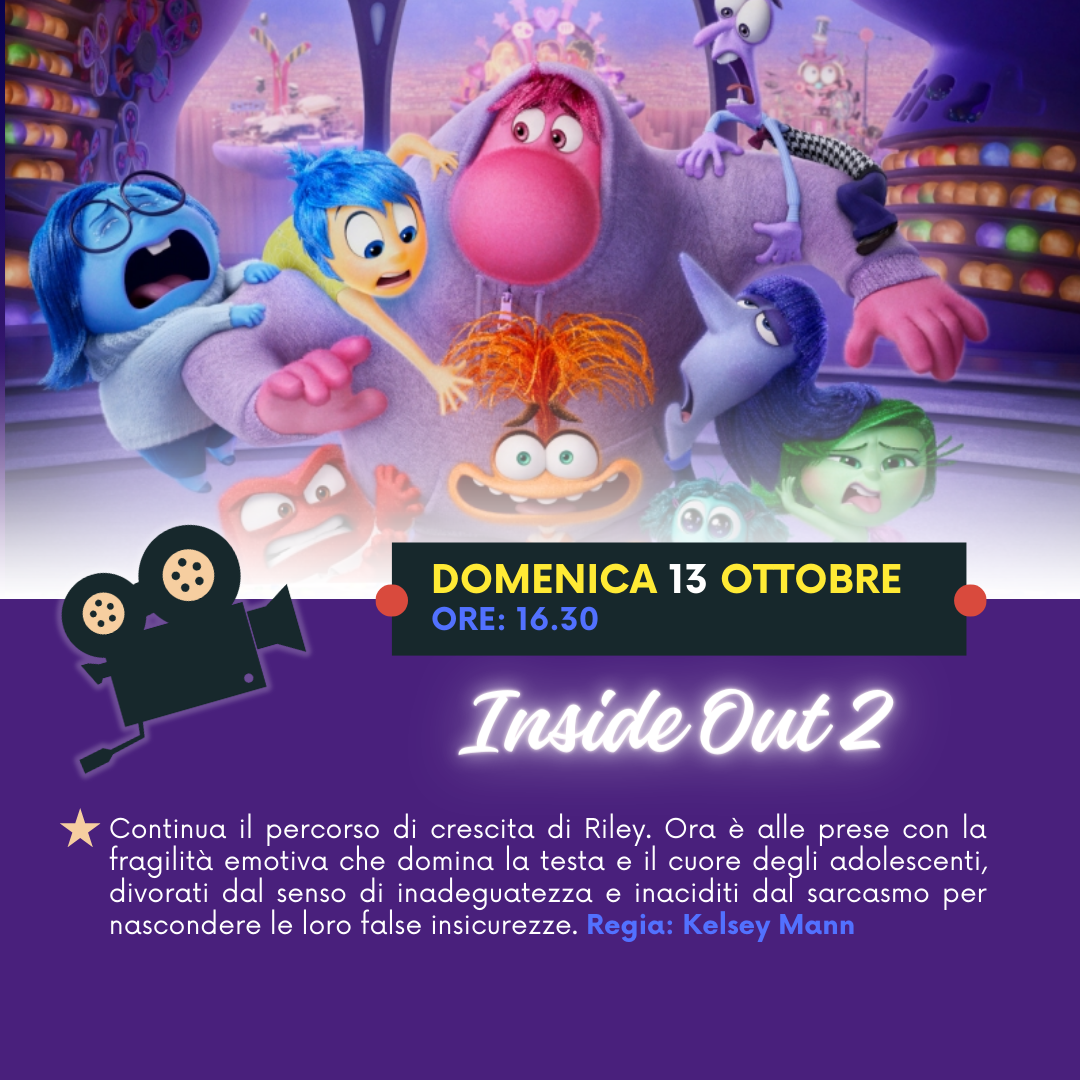 Cinema Ottobre - “Inside Out 2”