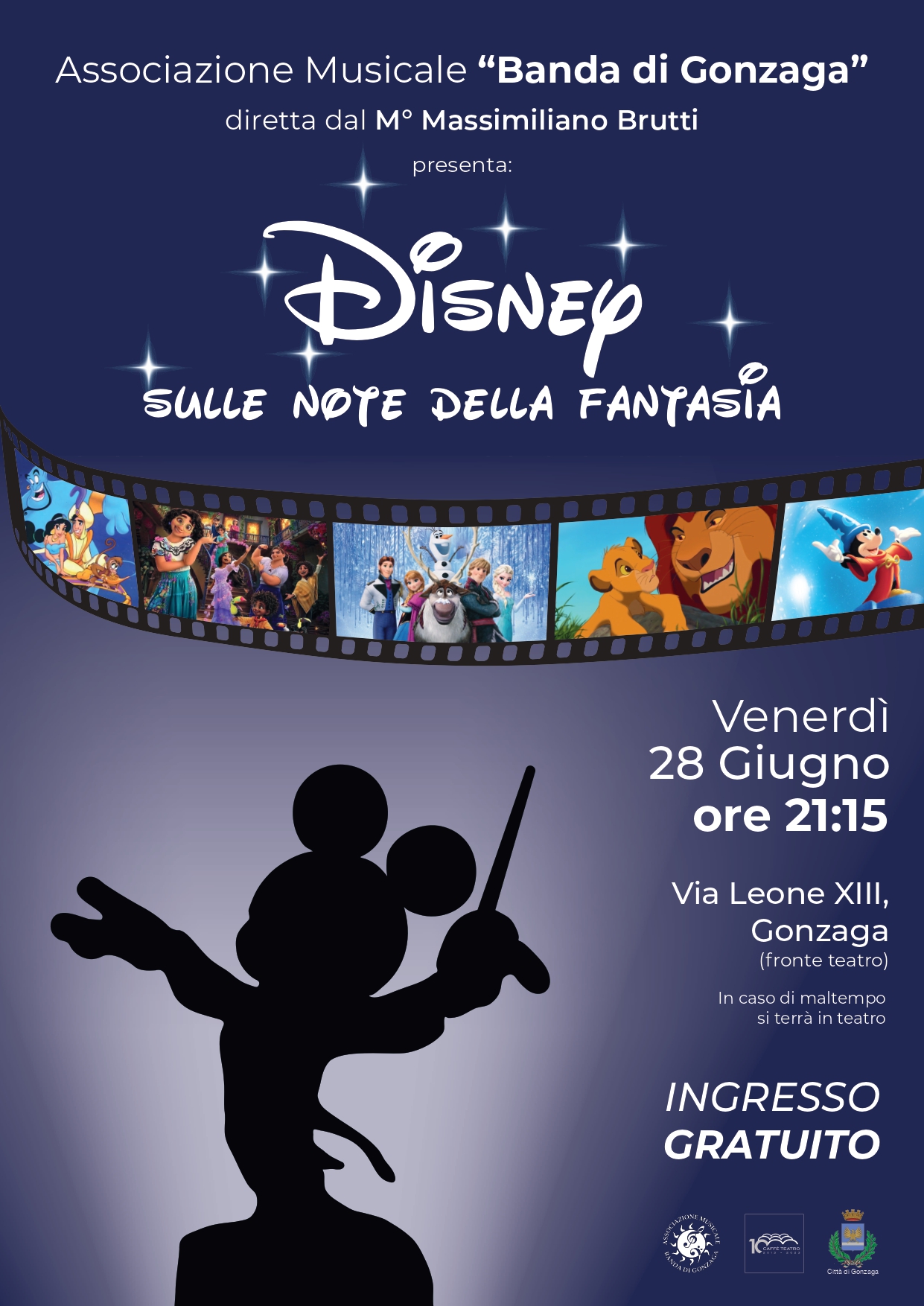 Disney sulle note della fantasia: concerto della Banda