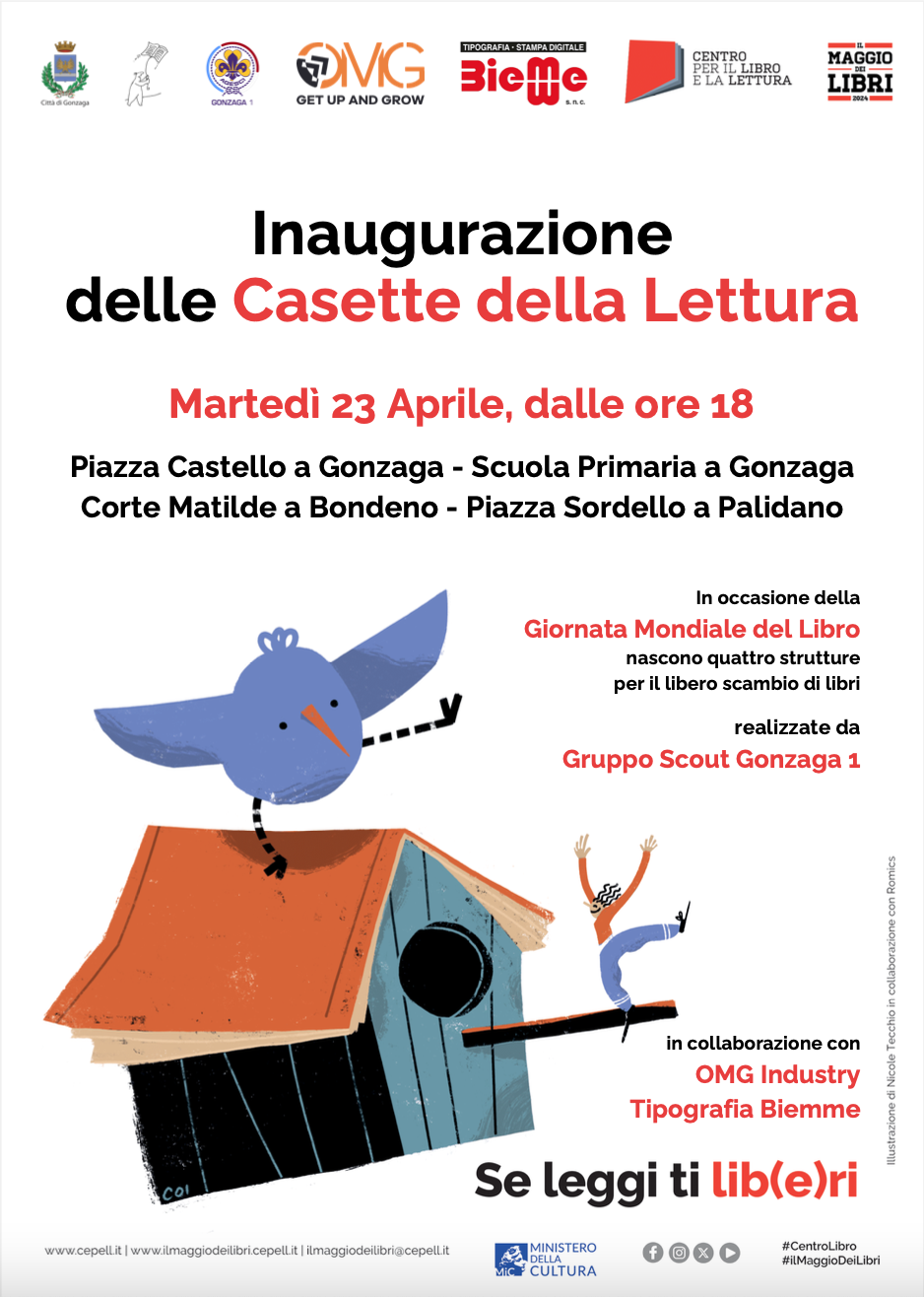 Inaugurazione delle Casette della Lettura