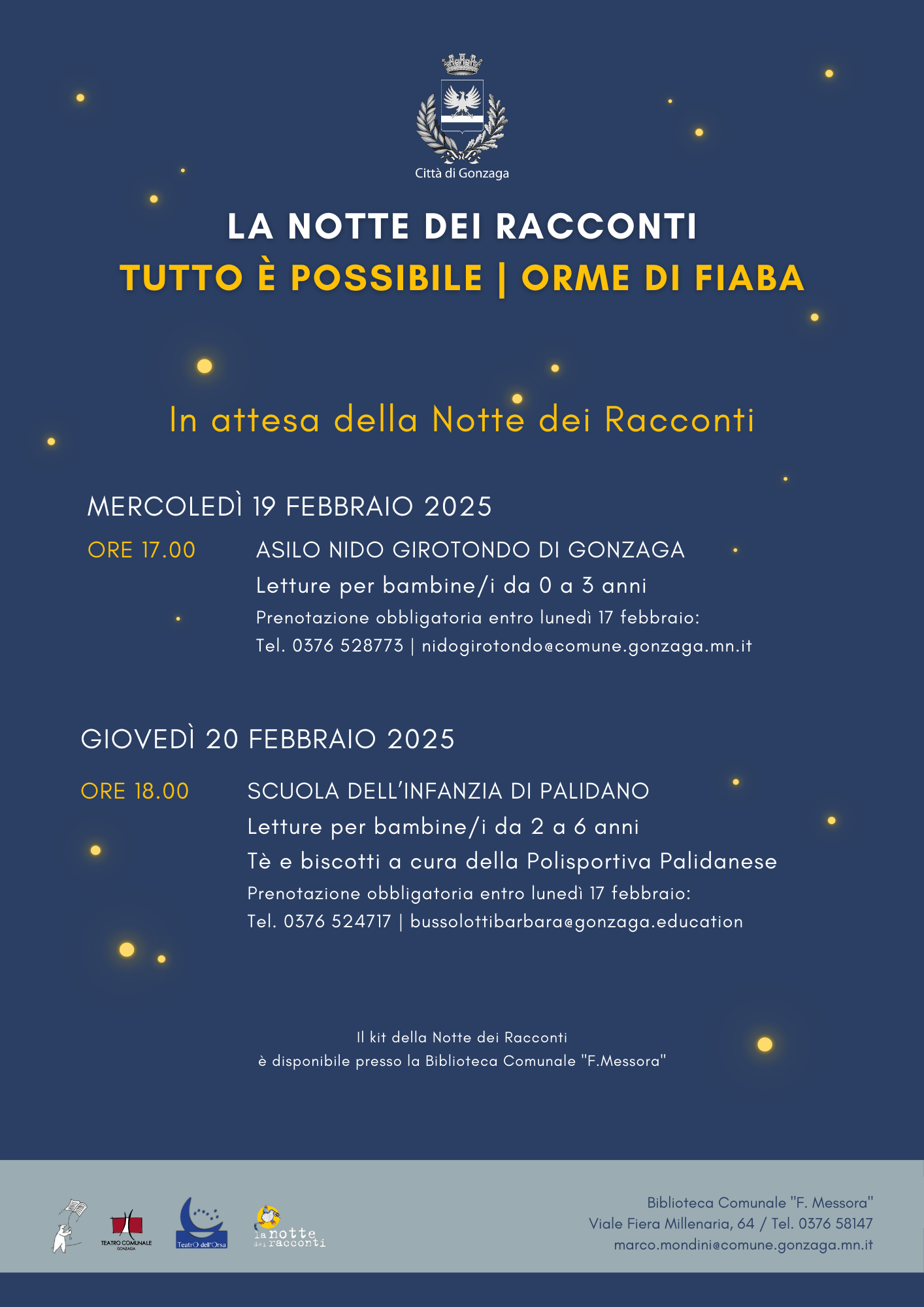 In attesa della Notte dei Racconti - Scuola dell'Infanzia di Palidano