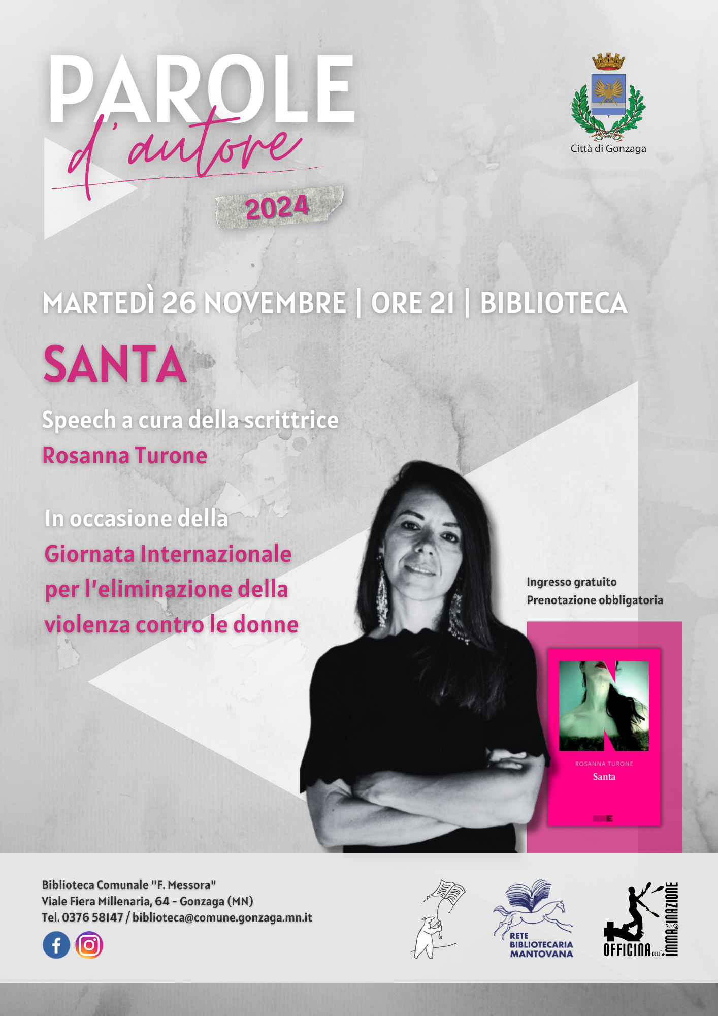 Santa - Speech a cura della scrittrice Rosanna Turone