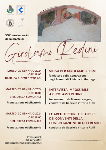 500° anniversario della morte di Girolamo Redini